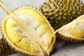 Durian fruit ripe for eaten