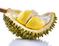 Durian isolated on white background