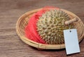 Durian ,king of fruits sweet and delicious fruit Royalty Free Stock Photo