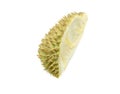 Durian shell, Thorns of durian on white background Royalty Free Stock Photo