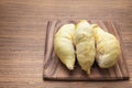 Durian Thai on wood dish