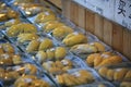 Durian in thailand fruit market, Muang Mai Royalty Free Stock Photo