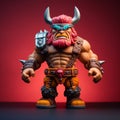 Durk And Gritty Barbarian Stuffed Animal Toy - Epic Action-packed 3d Printed Figure