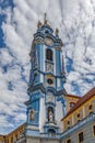 Durnstein abbey church, Austria Royalty Free Stock Photo