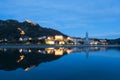 Durnstein Monastery At Night reflected in Danube