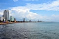 Embankment at Durres city. Albania