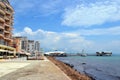 Embankment at Durres city. Albania