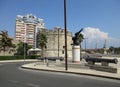 Durres, 30th august: Medieval Castle from Downtown of Durres Seaport in Albania