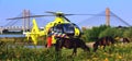 Durtch trauma helicopter Royalty Free Stock Photo