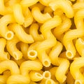 Durum wheat semolina pasta cavatappi close up Royalty Free Stock Photo