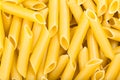 Durum wheat semolina pasta penne lisce Royalty Free Stock Photo