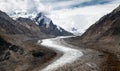 Durung Drung Glacier on Zanskar road - Great Himalayan range - Zanskar - Ladakh - India