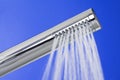 Shower head with water jet Royalty Free Stock Photo