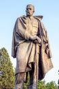 The statue of Sadriddin Aini Tajik and Uzbek Soviet writer, public figure and scientist