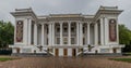 DUSHANBE, TAJIKISTAN - MAY 16, 2018: Ayni Opera and Ballet Theatre in Dushanbe, capital of Tajikist