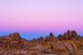 Dusk at the Alabama Hills