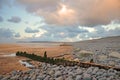 Dusk on the beach Royalty Free Stock Photo