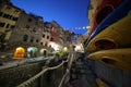 Dusk in Cinque Terre Royalty Free Stock Photo