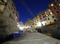 Dusk in Cinque Terre Royalty Free Stock Photo