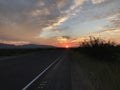 Sierra Vista Arizona sunset Royalty Free Stock Photo