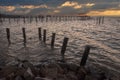 Dusk in Fairhope, Alabama Royalty Free Stock Photo