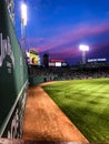 Dusk at Fenway Park, Boston, MA Royalty Free Stock Photo