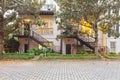 At dusk in Historic District Savannah Georgia US Royalty Free Stock Photo