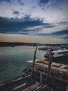 Dusk at the Kukup jetty, Pontian Johore