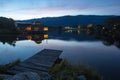 Dusk at Lake Crackenback