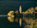 Dusk and Lake Reflections of New Zealand home Royalty Free Stock Photo