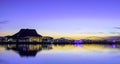 Dusk At Tempe Town Lake . Royalty Free Stock Photo