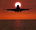 Dusk landing Royalty Free Stock Photo