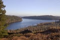 Dusk a Langsett reservior Royalty Free Stock Photo