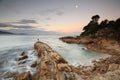 Dusk light at Bermagui, south coast Australia Royalty Free Stock Photo