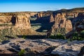 Monument Canyon in Golorado national Monument at Sunset Royalty Free Stock Photo