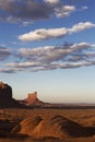 Dusk, Monument Valley, Utah Royalty Free Stock Photo