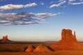 Dusk, Monument Valley, Utah Royalty Free Stock Photo