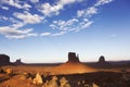 Dusk, Monument Valley, Utah Royalty Free Stock Photo
