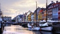 Dusk in Nyhavn, Copenhagen