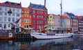 Dusk in Nyhavn, Copenhagen