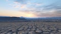 Dusk Over the Arid Plateau