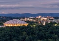 Dusk over Evansdale in Morgantown West Virginia