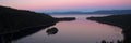 Dusk Protected Cove Emerald Bay Fannette Island Lake Tahoe Royalty Free Stock Photo
