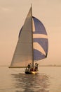 Dusk Sailing Royalty Free Stock Photo