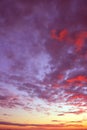 Dusk sky Royalty Free Stock Photo