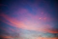 Dusk Sky Background Royalty Free Stock Photo