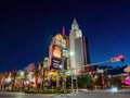 Dusk special lockdown cityscape of the famous Strip