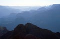 Dusk sunset on Grand Canyon, USA Royalty Free Stock Photo