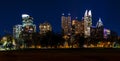 Dusk view of Midtown Atlanta, USA Royalty Free Stock Photo