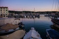 Dusk at Izola Waterfront, Slovenia Royalty Free Stock Photo